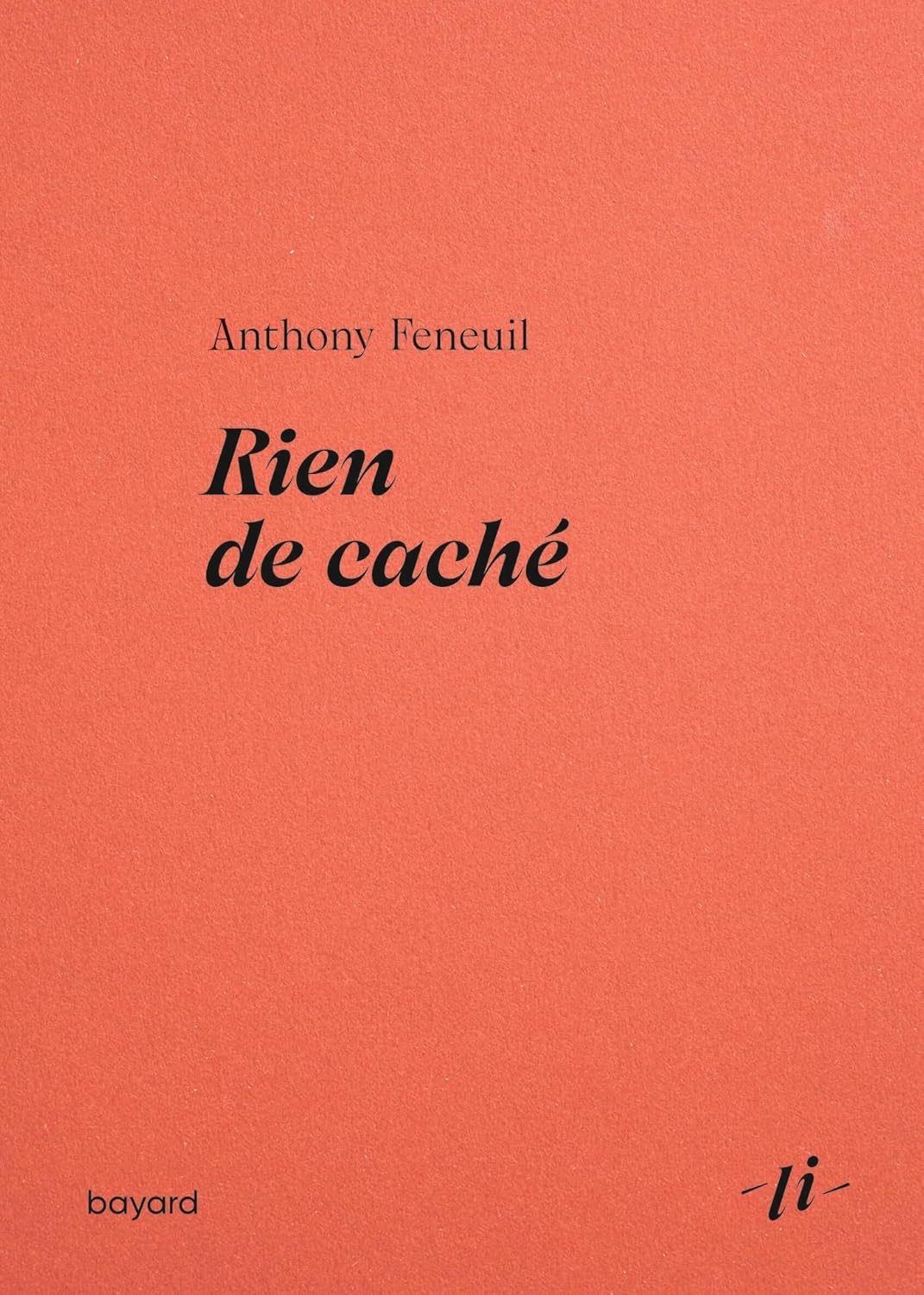 Rien de caché